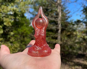 SPECIAL EDITION Classic Lakshmi Meditation Goddess Statue (statue, figurine, luck, wealth, abundance, prosperity)