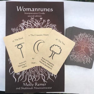 Womanrunes Interpretation Guide, Book AND Card Set (divination, Oracle ...