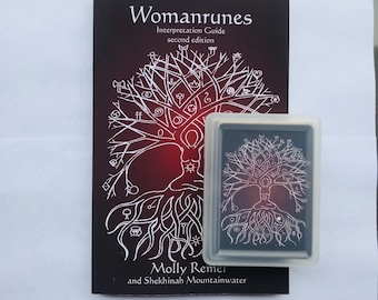 Womanrunes Interpretation Guide, Book AND card set (divination, oracle cards, red tent, runes)