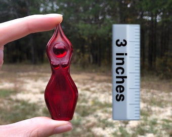 Pocket-Size Story Goddess Semi-Transparent Red (mini Goddess, travel sized)