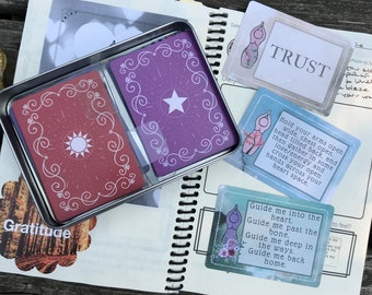 Daily Practice Deck, #30DaysofGoddess Companion (devotion oracle, divination, daily devotional, goddess devotional, prayer cards)