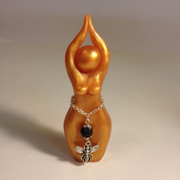 Melissa Bee Story Goddess Priestess Statue (statue Goddess, Melissae, Artemis, garden, pollinators, hive, aromatherapy)