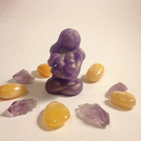 Breastfeeding Mother Goddess Sculpture, Nursing Mama (birth art, birth altar, doula, midwife, LLL, IBCLC, lactivist, breastfed)