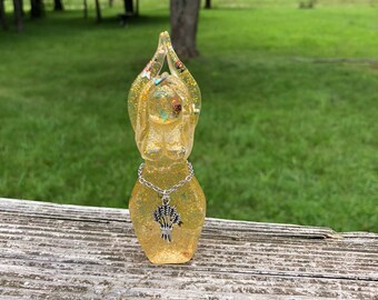 Plains Priestess Story Goddess Statue (Brigid's Grove, statue, figurine, butterfly magic)