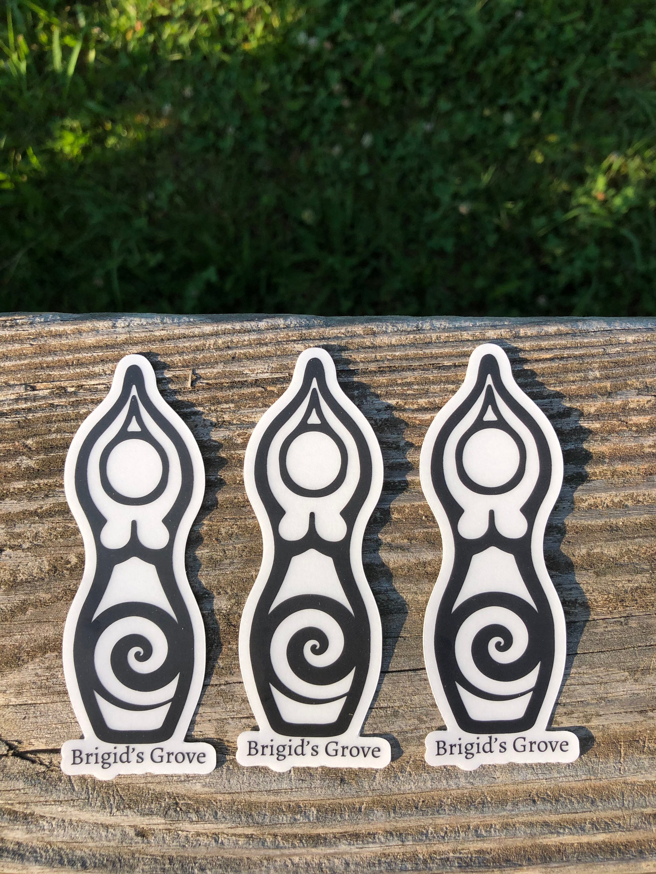 Brigid's Grove Logo Spiral Story Goddess Sticker (Brigid’s Grove,…