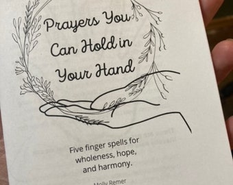 Digital: Prayers You Can Hold in Your Hand Mini Prayerbook (daily practice goddess centered, projects, devotional)