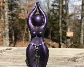 Oya Story Goddess Statue (orisha, river, lightning, priestess, statue, figurine)
