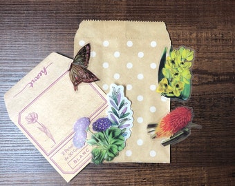 Spring Journal or Prayerbook Sticker/Envelope Kit (#30DaysofGoddess, goddess, art journal, mini journal, goddess stickers, devotional)