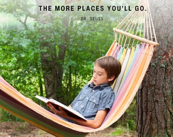 Dr. Seuss Quote Poster | Read & Learn, Classroom Decor (Digital file)