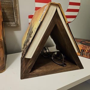 Nightstand Book holder/ Wooden Bookmark/ Book Stand