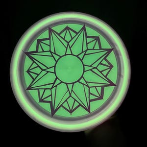 Custom dyed Kastaplast Lots Glow K1 disc golf fairway driver 9/5/-1/2 173 grams
