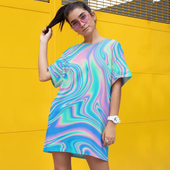 iridescent t shirt dress Lavender iridescent sequin T-Shirt dress made to order $100 other color options available! DM or use the link in my bio to order. Please understand I am only one person (just lost