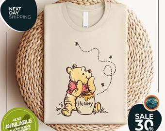 Vintage Pooh Shirt | Minimal Winnie The Pooh Shirt | Disney Trip Shirt | Disney Family Matching Shirt