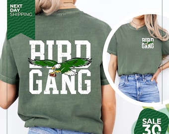 Comfort Colors® Bird Gang Philadelphia Football Shirt | Game Day Tee | Bird Gang Shirt | Eagles Fan Shirt