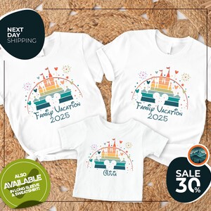 Custom Disney Trip Shirts | Disney Family T-Shirt | Disneyland Trip Tees | Disney Family Shirt | Disney Castle Shirts | Disney Squad Shirt