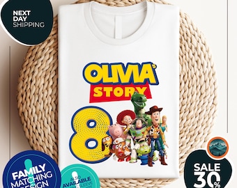 Custom Birthday Toy Story Shirt | Toy Story T-Shirt | Toy Story Tee | Toy Story Birthday | Toy Story Birthday Kid T-Shirts | Gift for Kids