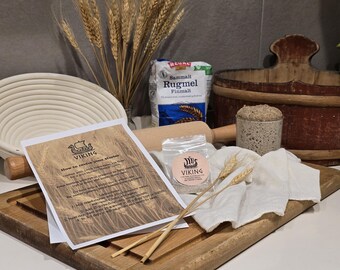 Viking Norwegian Rye Sourdough Starter | Dehydrated Artisan Culture | Scandinavian Bread Gift Kit