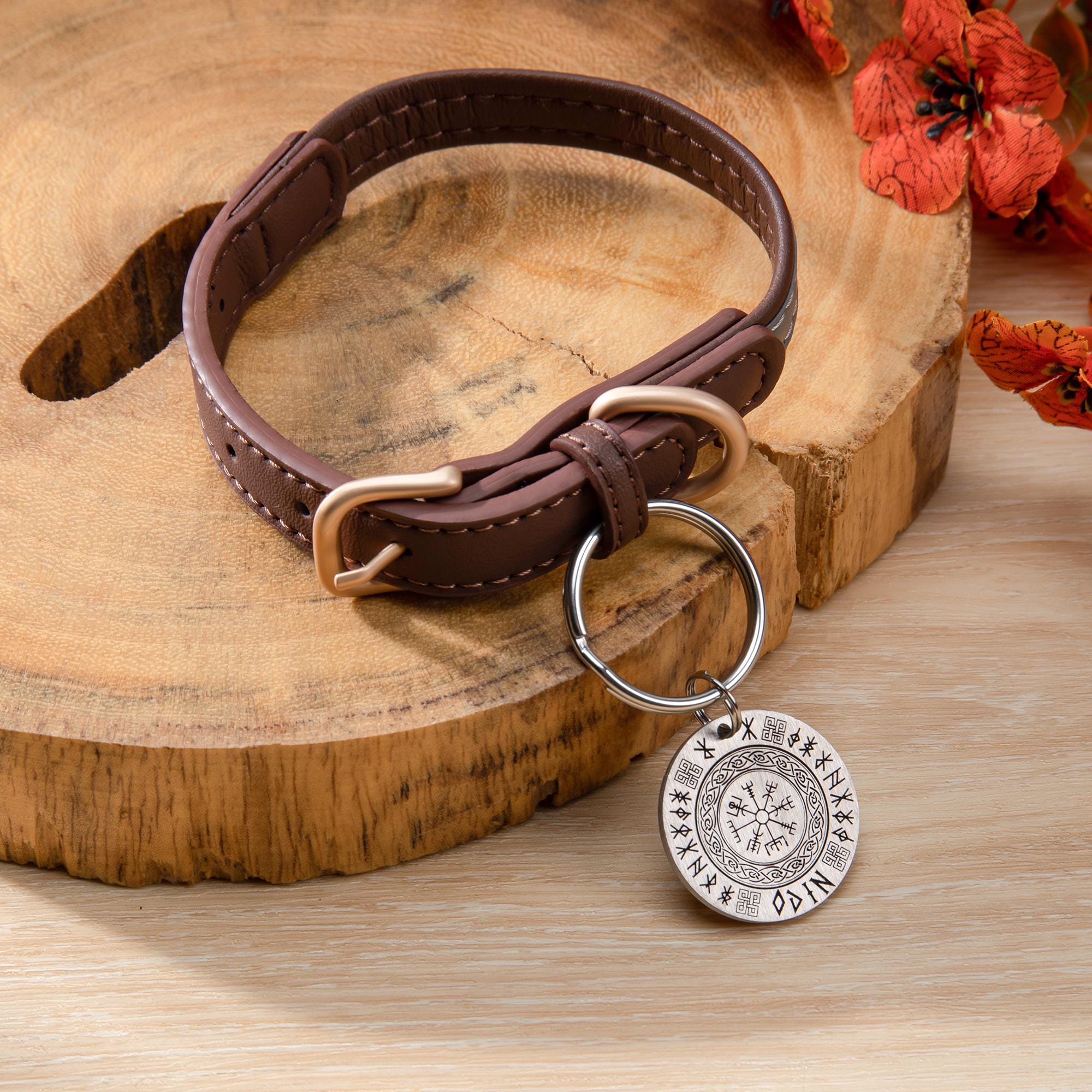 Collana Con Ciondolo Viking Rune In Acciaio Inox - Gioiello Uomo Stile Hip Hop E Nordico - Catena 60 Cm