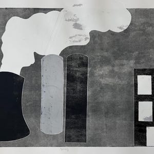 Original Monotype Art, 1/1, decor