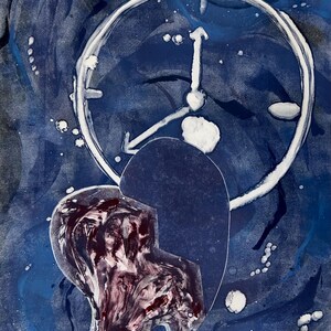 Original Monotype Art, 1/1, decor