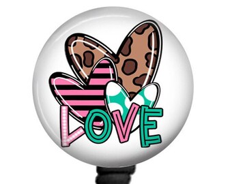 Badge Reel - Cute Badge Reel - Funny Badge Reel - Medical Badge Reel - Valentine Badge Reel - Badge Holder - Badge Clip - Gifts Under 10