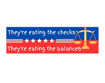 Funny Trump Quote Bumper Sticker: Political Humor Vinyl Decal
