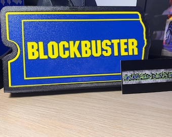 Blockbuster Video USB powered lightbox