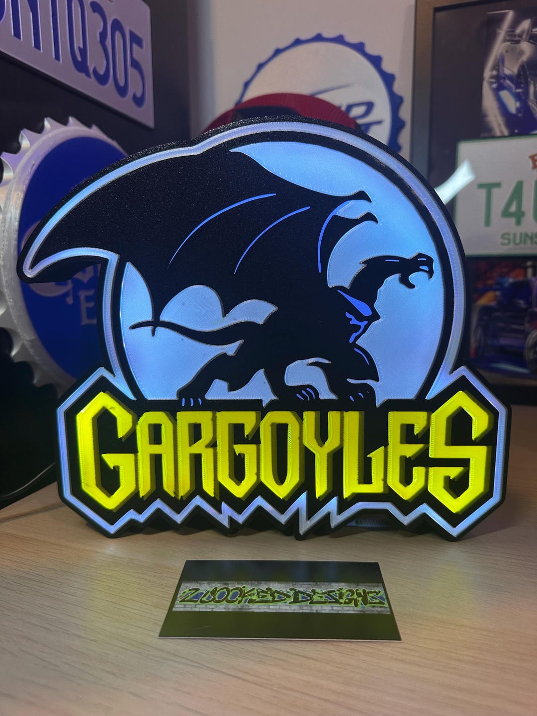Gargoyles Cartoon USB Powered Lightbox - Etsy