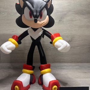 3D Sonic the Hedgehog Shadow character.