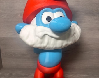 3D Printed Papa Smurf Character