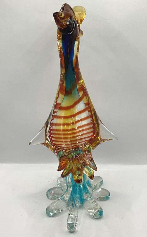 Vintage Murano Archimede Seguso Glass Bird Sculpture - Etsy UK