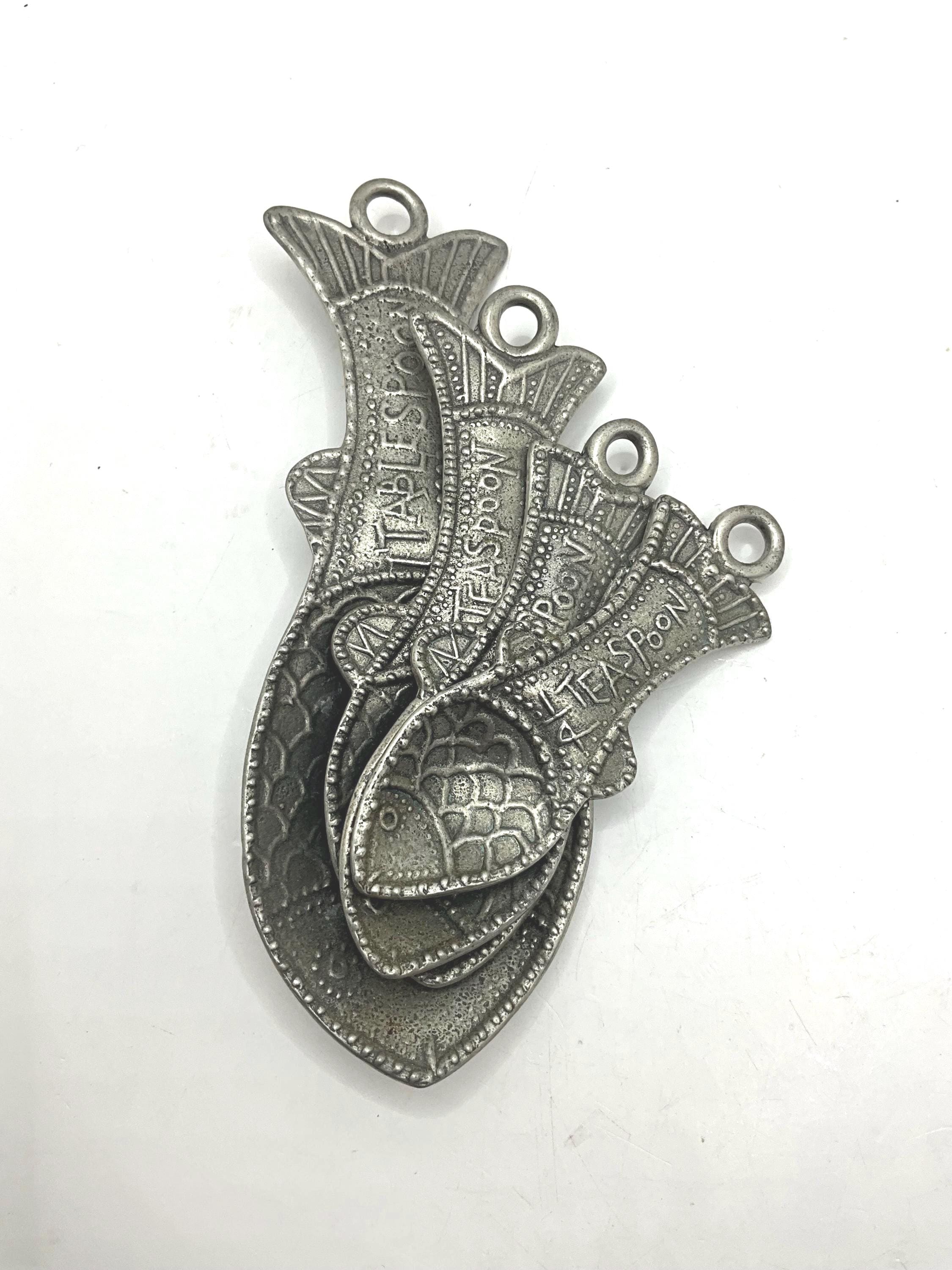 Tin Woodsman Pewter Measuring Spoons - Etsy