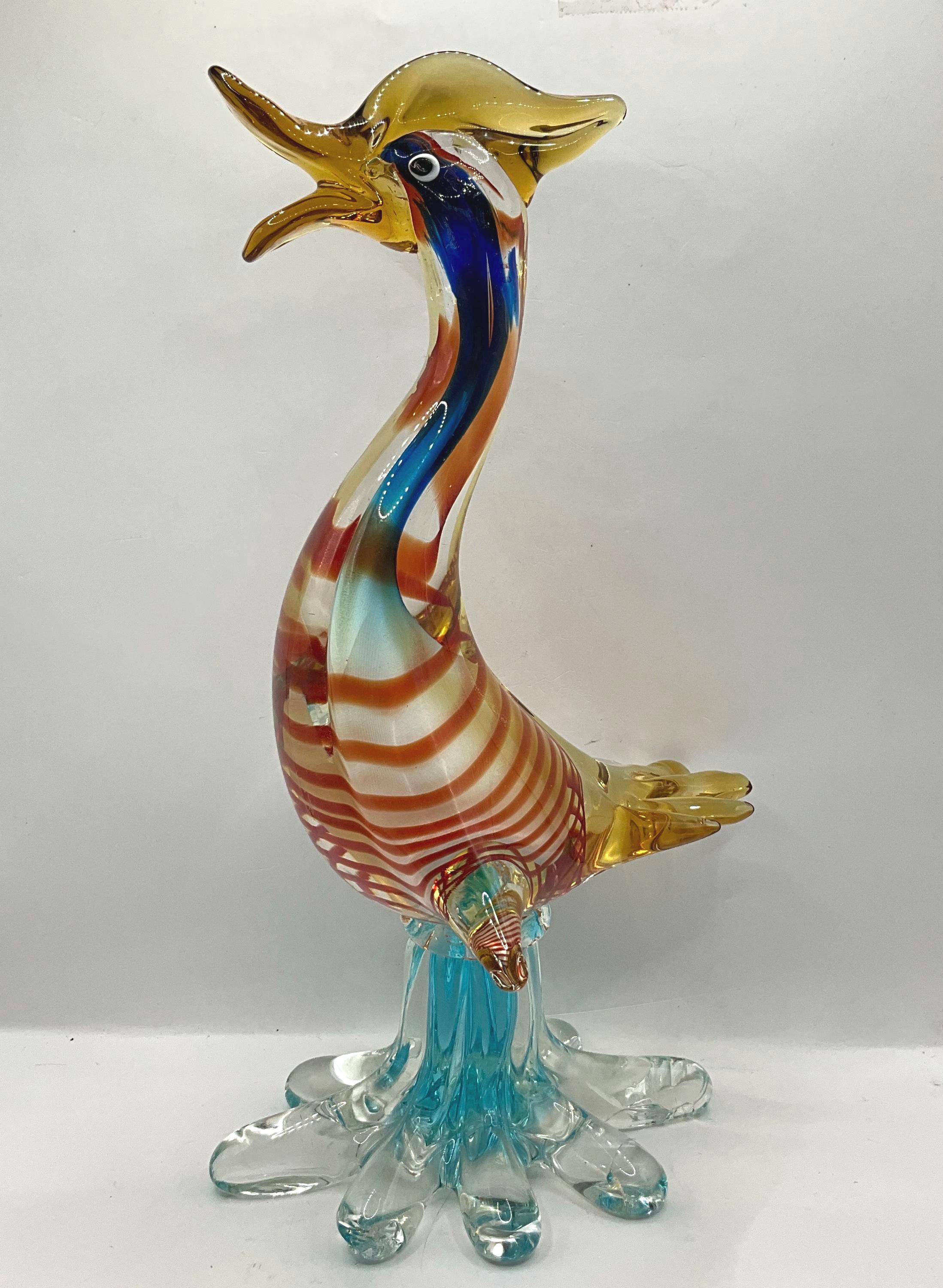 Murano Glass Bird Archimede Seguso ムラーノ Vintage Murano Archimede Seguso Glass Bird Sculpture - Etsy