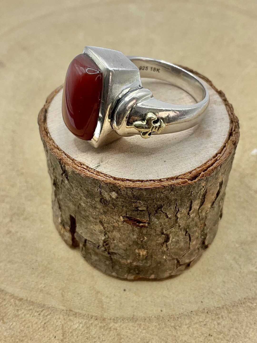 Annabelle Sterling Silver Ring plated in 18K Gold main image 1