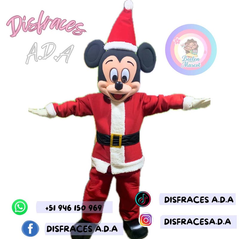 Mickey Mouse Mascot Costume - Etsy