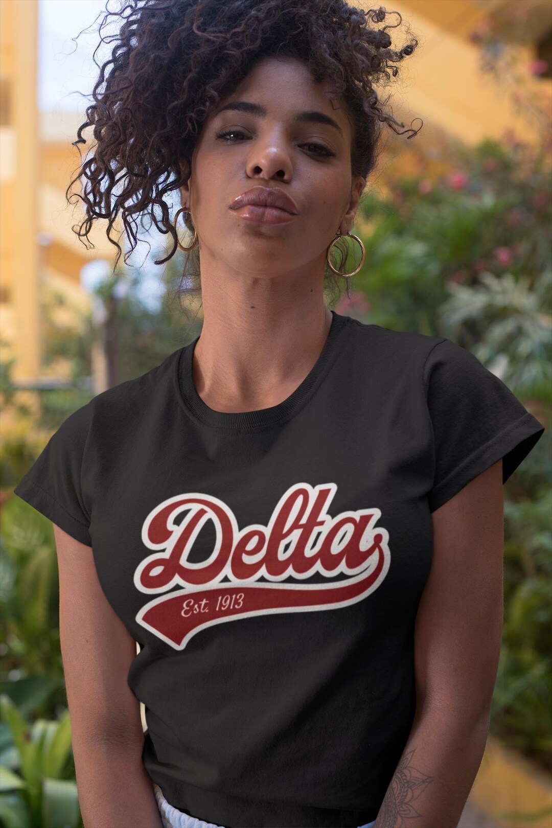 Delta Sigma Theta Vintage Script T-shirt | DST Sorority Tee | Est. 1913 ...