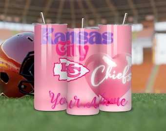 Kansas City Chiefs Heartbeat Tumbler