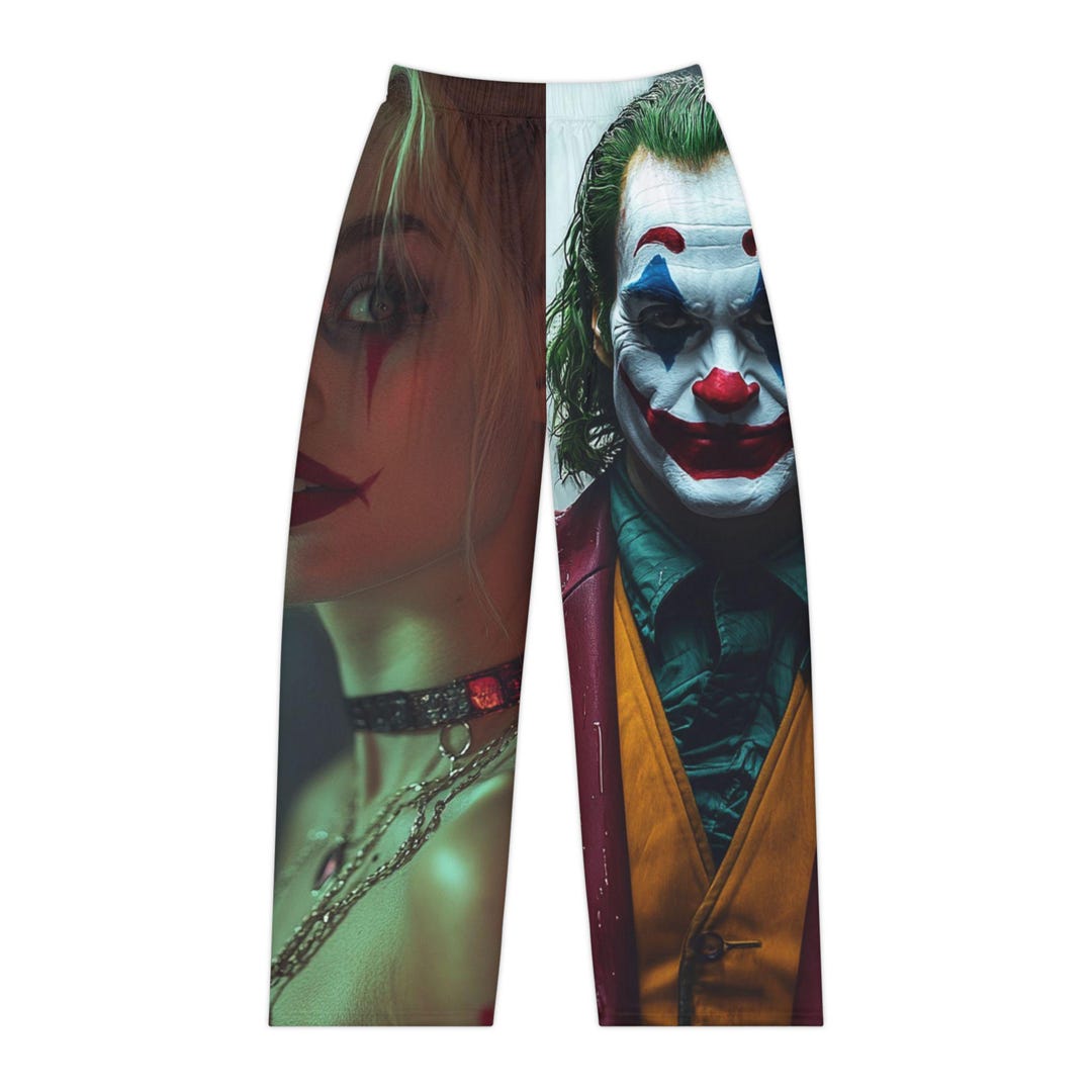 Pantalon De Pyjama Homme – The Joker & Harley Quinn “Madly In Love” – Noir – Neuf