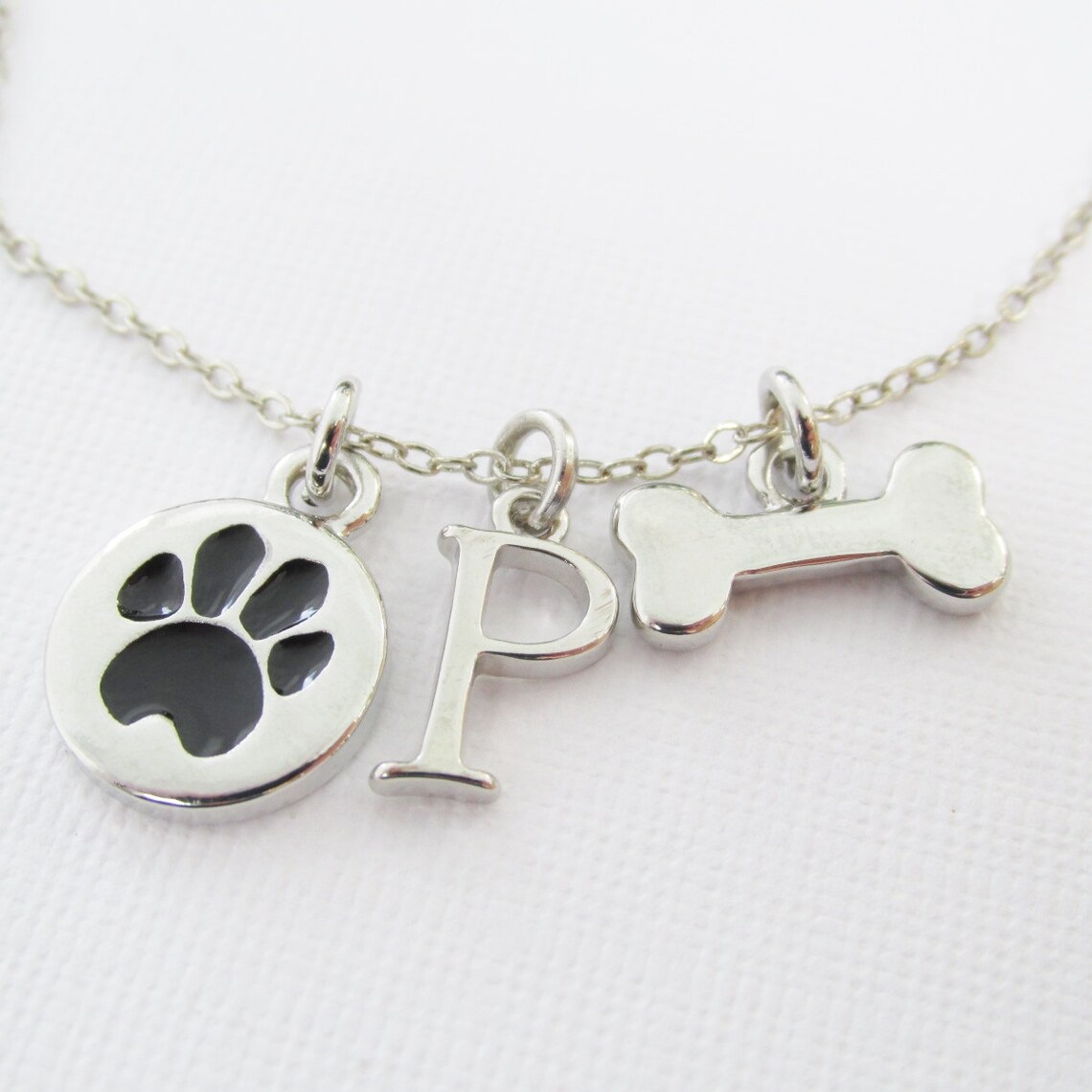 Personalized Pet Charm Necklace Pet Lovers Gift Pet Etsy