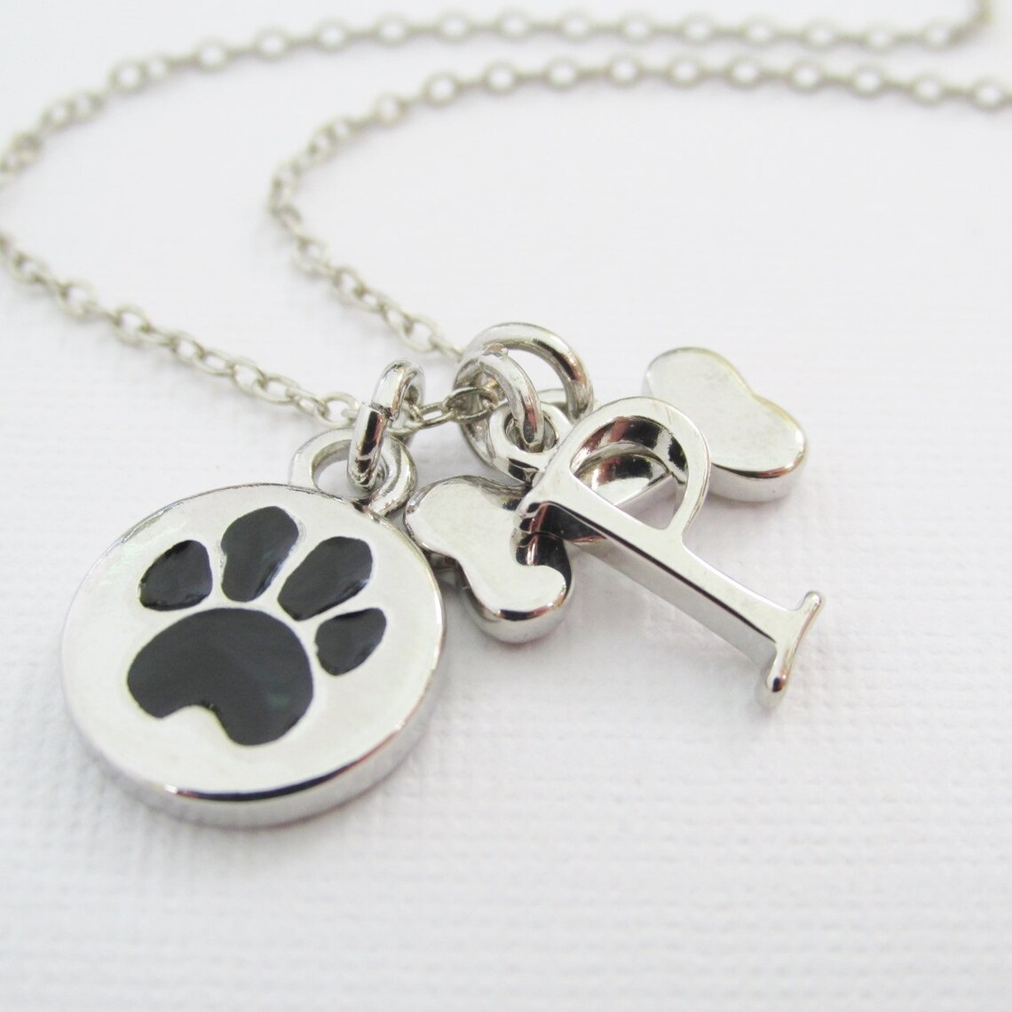 Personalized Pet Charm Necklace Pet Lovers Gift Pet Etsy