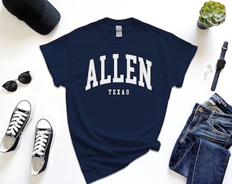 Allen Shirt, The City of Choice of Texas Tshirt