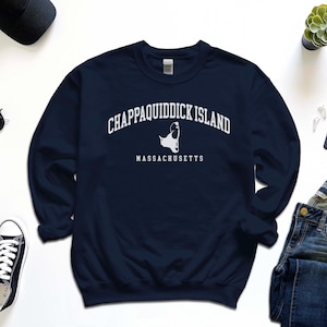 Sweat-shirt Chappaquiddick Island, American Island Chappaquiddick Massachusetts avec pull Map Comfort