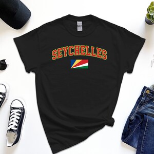 Seychelles Shirt, Custom Seychelles Tshirt, Simple Flag Free Gift Message Insertion