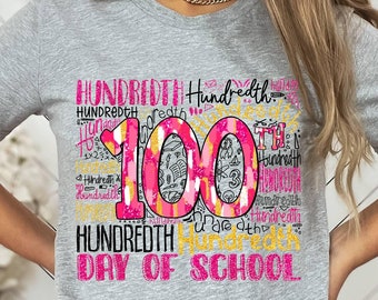 100 Days of School Shirt: Teacher Celebration Tee