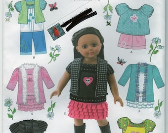 2012 Simplicity 1902 18" doll clothes pattern