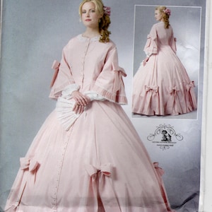 2010 Butterick 5543 Bürgerkriegskostüm. Tageskleid.