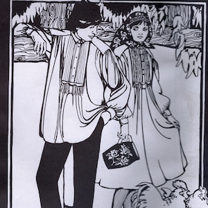 1979 Folkwear 117 Croatian Shirt; peasant shirt sewing pattern