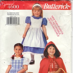 1996 Butterick 4600 Children's Costume size small