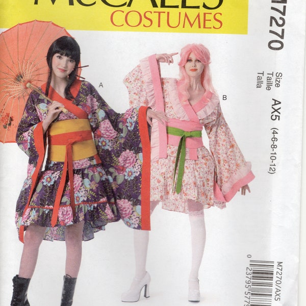 2015 McCall's 7270 Japanese inspired geisha costume pattern