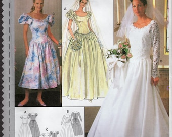 Burda Couture 3516 Wedding dress Size 8-16